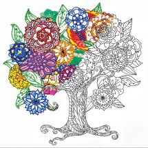 Tela predisegnata - Zenbroidery - albero