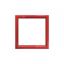 Cornice - Diamond Dotz Freestyle - Struttura in plastica rossa 9,7 x 9,7 cm