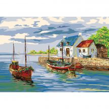 Canovaccio antico - Gobelin. L - Ritorno di pesca