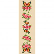 Canovaccio antico - Gobelin. L - Rose e farfalle
