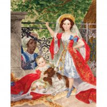 Kit Punto Croce - Toison d'or - Ritratto dei bambini Volkonsky con Arap