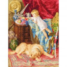 Kit Punto Croce - Toison d'or - Nello studio dell'artista, 1881