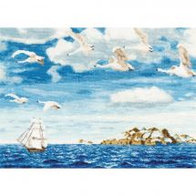 Kit Punto Croce - Toison d'or - Nella distesa blu, 1918