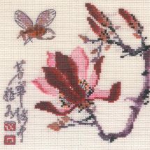 Kit Punto Croce - Toison d'or - Fiore lilla