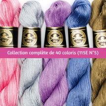 Filo per ricamo - DMC - Collezione completa N°5 Hardanger speciale - 115EA