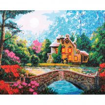 Kit Diamant et Peinture - Vervaco - Casa in mezzo alla natura