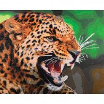 Kit Diamant et Peinture - Vervaco - Leopardo