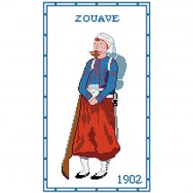 kit ricamo a punto croce - Kalitea - Zouave