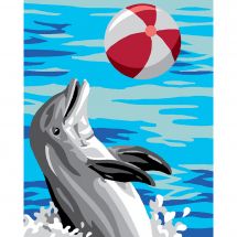 Kit di tela per bambini - Luc Créations - Il delfino