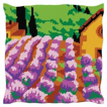 Kit cuscino fori grossi - Luc Créations - Campi di lavanda