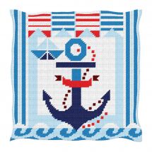 Kit cuscino fori grossi - Luc Créations - ancora marina