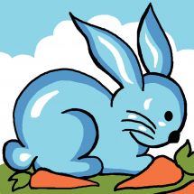 Kit di tela per bambini - Luc Créations - Piccolo coniglio