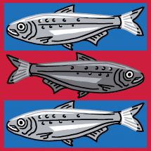 Kit di tela per bambini - Luc Créations - Sardine