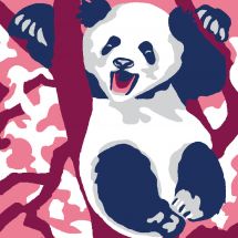 Kit di tela per bambini - Luc Créations - Panda