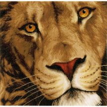 Kit Punto Croce - Lanarte - Il re degli animali