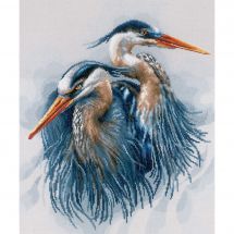Kit Punto Croce - Lanarte - Aironi blu