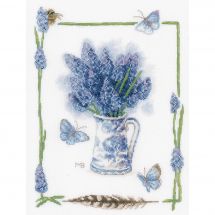 Kit Punto Croce - Lanarte - Uva blu