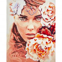 Kit di pittura per numero - Lanarte - Look incantevole