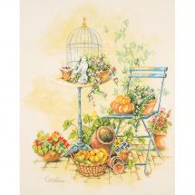 kit ricamo a punto croce - Lanarte - Liberato dalla gabbia