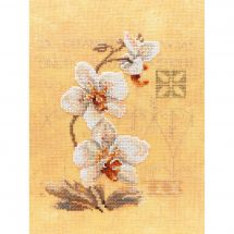 kit ricamo a punto croce - Lanarte - Le 3 orchidee
