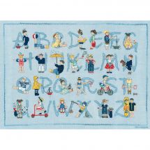 kit ricamo a punto croce - Le Bonheur des Dames - Bambini in mare