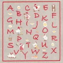 Kit Punto Croce - Le Bonheur des Dames - ABC Cocottes