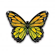 Porta aghi - Letistitch - Magnete ad aghi - Papillon jaune