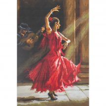 Kit Punto Croce - Letistitch - Flamenco