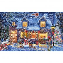 Kit Punto Croce - Letistitch - Le luci dello chalet