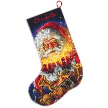 Kit calza di Natale da ricamare - Letistitch - Il miracolo di Natale