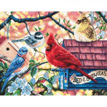 Kit Punto Croce - Letistitch - Uccelli canori di primavera