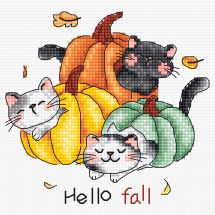 kit ricamo a punto croce - Letistitch - Hello Automne