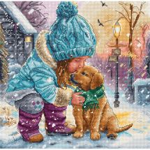 kit ricamo a punto croce - Letistitch - Migliori amici