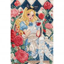 kit ricamo a punto croce - Letistitch - Uno sguardo al paese delle meraviglie