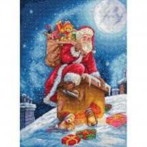 kit ricamo a punto croce - Letistitch - Prima tappa di Babbo Natale