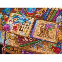 kit ricamo a punto croce - Letistitch - Studi sui draghi