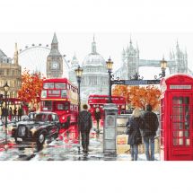 Kit Punto Croce - Luca-S - Cuscino da ricamare Londra