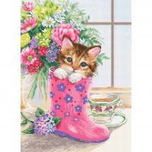 Kit Punto Croce - Luca-S - Gattino carino