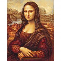 kit ricamo a punto croce - Luca-S - Mona Lisa dopo Leonardo da Vinci