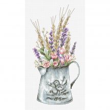 kit ricamo a punto croce - Luca-S - Bouquet con lavanda