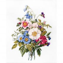Kit Punto Croce - Luca-S - Mazzo di fiori estivi