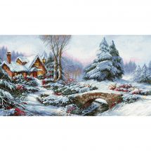 Kit Punto Croce - Luca-S - Paesaggio di neve