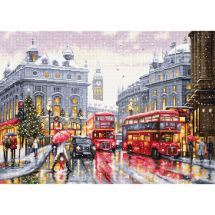 Kit Punto Croce - Luca-S - Cuscino da ricamare Londra