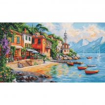 kit ricamo a punto croce - Luca-S - Varenna