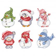 Kit di ornamenti da ricamare - Luca-S - Giocattoli invernali