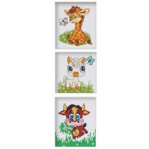 Kit Punto Croce - Luca-S - I miei primi animali da ricamare