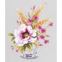 Kit Punto Croce - Magic Needle - Fiori e spighe di grano