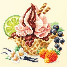 Kit Punto Croce - Magic Needle - Gelato alla vaniglia