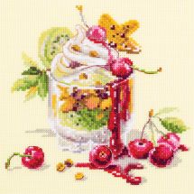 Kit Punto Croce - Magic Needle - Dolce alla ciliegia