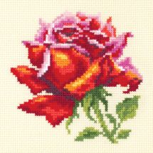 Kit Punto Croce - Magic Needle - Rosa Rosso